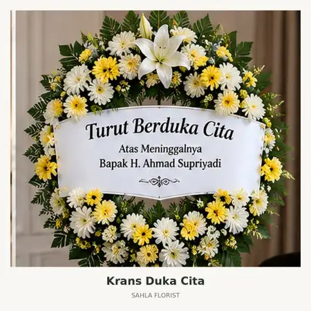 Krans Bunga Duka Ogan Komering Ulu